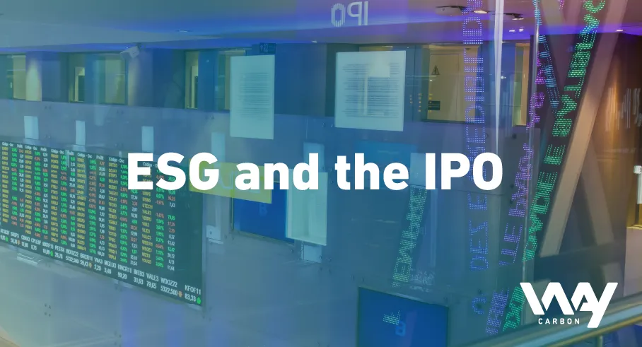 Why is the ESG journey essential for IPO companies?