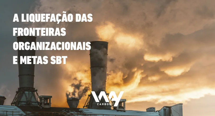 A liquefação das fronteiras organizacionais no âmbito da agenda climática.